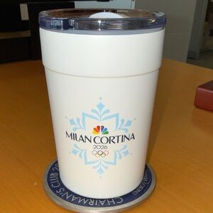 Milan Cortina 2026 White Tumbler